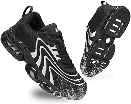Водоотпорни чевли со челични пети за мажи неуништливи безбедносни работи за безбедност, лесна пункција доказ за индустриски чевли што не се