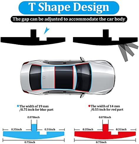 2 парчиња гумен стакло гумен заптивка на шофершајбната на шофершајбната на шофершајбната на ветробранот за време