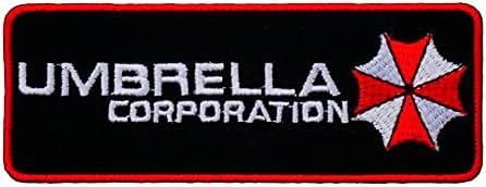 Графичка прашина чадор Корп значка Biohazard Iron на логото на лепенка S.T.A.R.S. Полициска starвезда Ракун значка