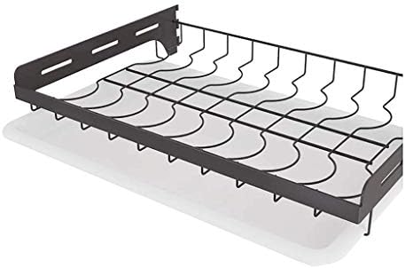 Klhdgfd не'рѓосувачки челик прибор за сушење на решетката за решетки со куки за куќи, доказ за 'рѓа без дупчење