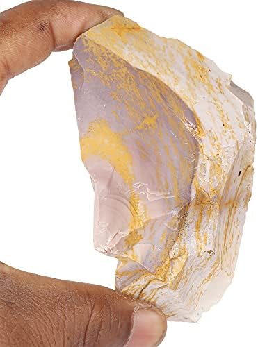 1566.4 КТ. 1 компјутер природен бел и жолт mookaite jasper груб суров скапоцен камен минирана бела и жолта мекакаит јаспер примерок за лекување