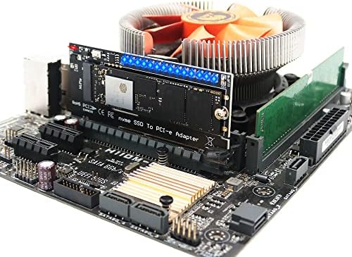 BQZYX+ PCIE Ssd Адаптер M. 2 Nvme Ssd Картичка НА PCI-E 4X/8X/16x Адаптер со 3528 Шарени Флеш LED