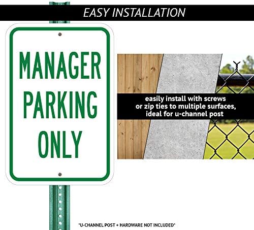 Еден Начин | 12 Х 18 Тешки Алуминиум Рѓа Доказ Паркинг Знак | Заштита На Вашиот Бизнис &засилувач; Општина / Направени Во САД