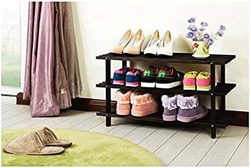 Кабинет за чевли за чевли за домаќинство WSZJJ со рачка | Бамбус | Цврсто дрво | Плакари и влез