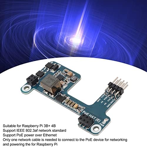 Одбор за проширување на Ashata PoE Mini, Одбор за развој на микроконтролер за Raspberry PI, 3B+4B IEEE 802.3AF во согласност со