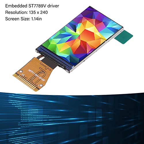 IPS LCD Display Module, 2PCS Easy Installation Display Module 1.14in ST7789V Возач за контролер