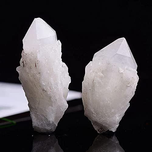 Природен суров кварц бел чист кристален кластер за лекување камења за кристална точка примерок дома декорација сурови кристали минерали