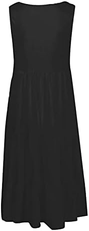 Фустани за жени 2023 гроздобер цветни печатени печатени летни обични клучеви за ракави без ракави на плажа бохо -резервоарот мини фустан