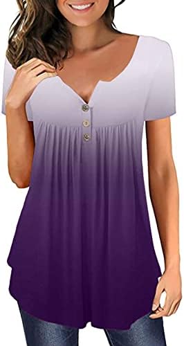 Женски летни врвови за островски одмор фустани обични кошули секси естетски графички маички лабави фит -копче за кошула