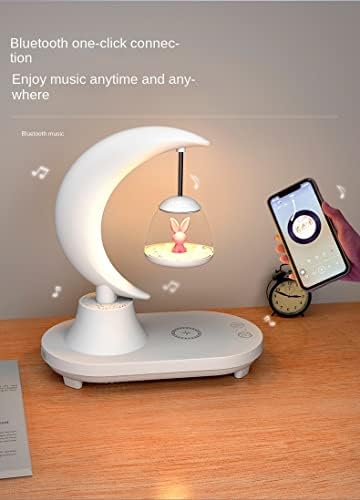 Urbu Bluetooth звучник прстен безжично полнење на амбиентална светлина Практичен креативен подарок за роденденски пријатели на Денот на вineубените