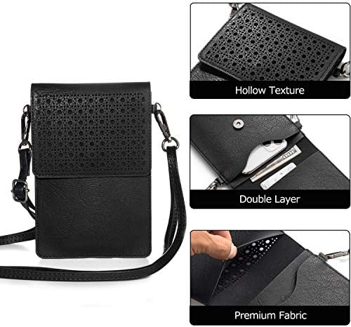 Телефонски футрола на допир на екранот на допир на екранот, мултифункционални чисти прозорски чанти за чанти за чанти со прилагодлива лента