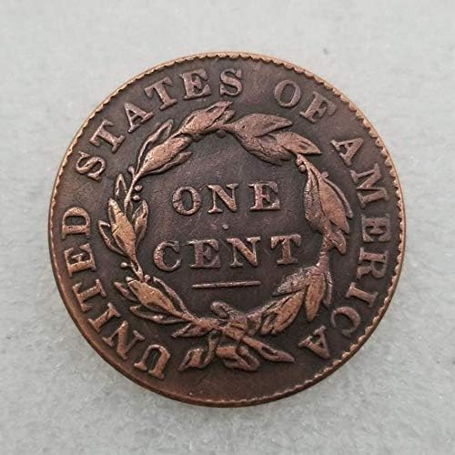 1830 година Бесплатна реплика комеморативна монета Американска комеморативна стара монета Нециркулирана залутана никел американска