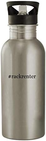 Подароци на Ник Нок Rackenter - 20oz шише со вода од не'рѓосувачки челик, сребро