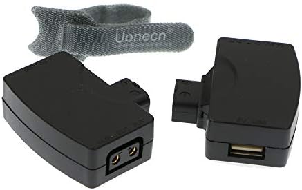 Uonecn D Tap P Tap To To USB адаптер конектор 5V конвертор за Sony Anton V Mount Camera Battery DTAP на USB конверторот 2 компјутери