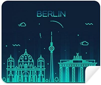 Германија Берлин Обележје Архитектура Чистење Крпа Екран Почиста 2 парчиња Велур Ткаенина