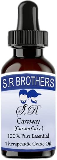 S.R браќа Caraway чисто и природно есенцијално масло од одделение со капнување 15 ml