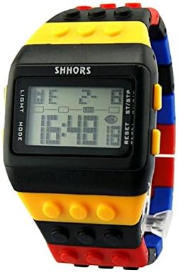 Unisex дигитален часовник зглобот шарен спортски часовник спортски часовник голем