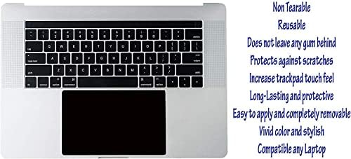 Ecomaholics Премиум Trackpad Заштитник За DELL XPS 13 9360 13.3 инчен Лаптоп, Црна Подлога За Допир Покритие Против Гребење