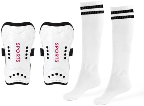 Фудбал Шин чувари за млади деца со фудбалски чорапи, 3 димензии Shin влошки Детето телесно заштитна опрема за прилагодување на лесна опрема