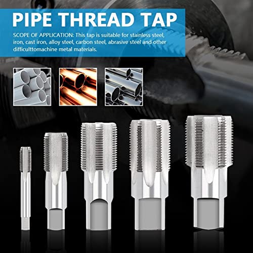 Pikis Taper Tapp Tap Pipe G1/8 1/2 3/4 1 Taper цевка Допрете метална завртка за завртки алатки за завртки за чешма за навојување алатки