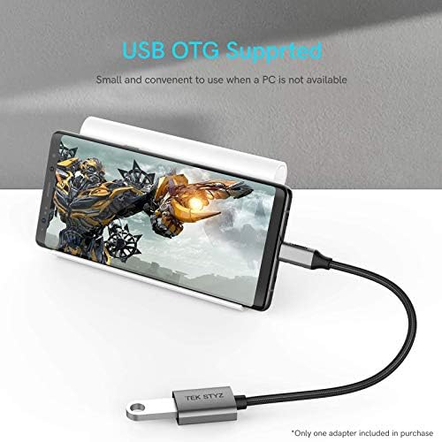 TEK Styz USB-C USB 3.0 адаптер компатибилен со вашиот Ford 2020 Explorer OTG Type-C/PD машки USB 3.0 женски конвертор.