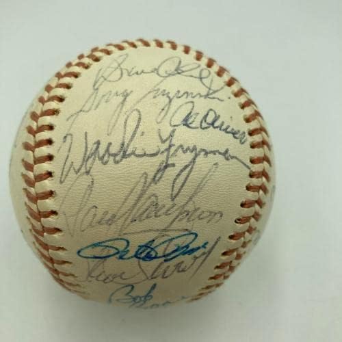 1976 Тимот на сите starвездички игри потпиша бејзбол на Националната лига 32 Сигс ЈСА Коа - Автограмирани бејзбол
