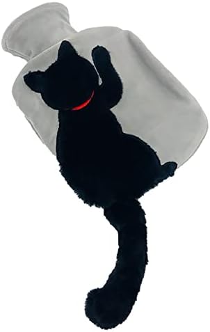 Рачен грејач за полнење имитација на зајакот, амала, симпатична мачка вреќа со топла вода 850 мл вреќа со топла вода топла вода торба гума