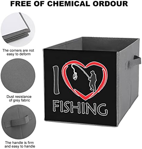 Сакам Риболов Големи Коцки Канти За Складирање Склопувачки Платно Кутија За Складирање Организатори На Плакарот За Полици