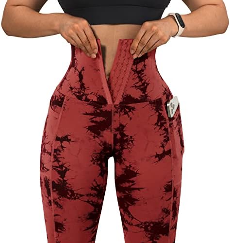 Kunisuit жени со високи половини корсет хеланки тренер за половината, панталони за тело, обликување на јога панталони