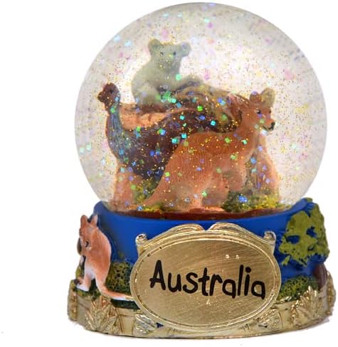 Австралија снежен глобус 65 мм стаклена снежна купола
