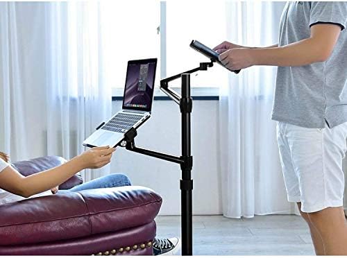 Magichold Tripe Height Heightable Stand Mount со тркалачко тркало за лаптоп и компатибилно со iPad iPad Pro 12.9 инчи/таблет/ерејдер