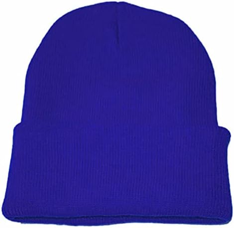 Зимски гравчиња за мажи за мажи, плетено ладно време хоп колк череп капа снег унисекс зимски капи за жени