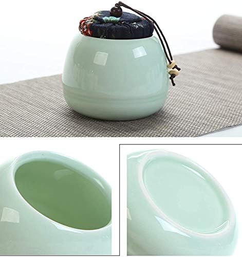 Hoobar Ceramic Kungfu чај сет за патувања сет со преносни чајници/чајни/чајни канистер/сад за чај и торба за патувања, погоден за патување/дома/отворено