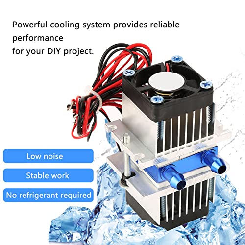 FtVogue Peltier Cooler, DIY полупроводнички уред за ладење на вода за ладење, вентилатори и ладење, глава за ладење