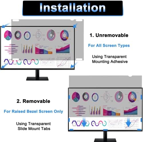 Екран за приватност на компјутерот GHY 28 инчи за аспект на аспект 16: 9 монитор, компјутерски екран за приватност на екранот и екран на анти -сјај
