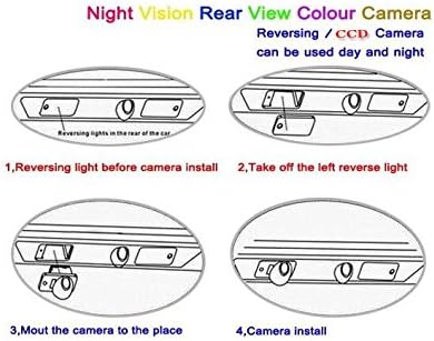 Обратна Резервна Камера / Камера За Паркирање/HD CCD RCA NTST PAL/Ламба За Регистарски Таблички OEM ЗА Mazda6 Ruiyi 2008~2009