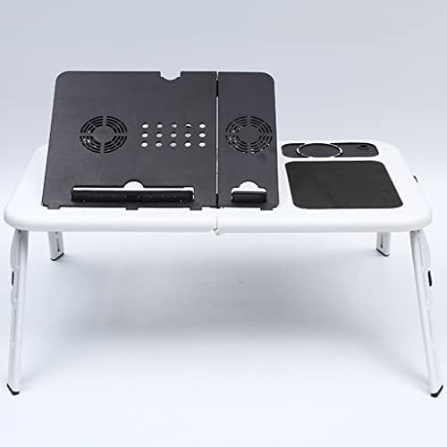 Kfjbx преклопување лаптоп биро за прилагодување на компјутерска табела за ладење на табели за ладење на вентилатор за лаптоп за софа за компјутерска