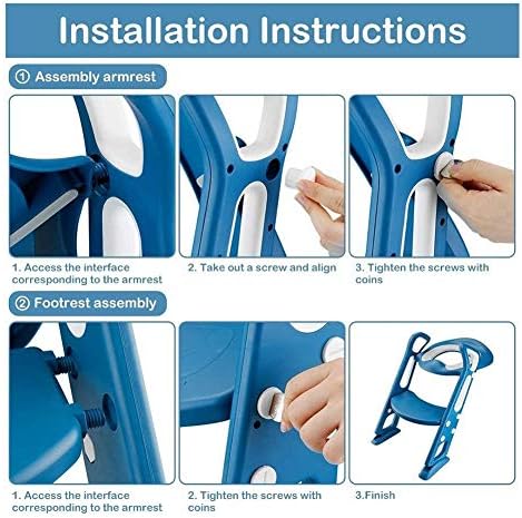 Aisooking Дете Тоалет Тренер, Прилагодливи Хард Рампа, Со Чекор Столче Скала, За Момчиња Девојки Бебе Тенџере Дете Тоалет Седиште Стол