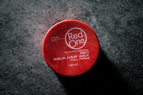Преработете го стилизирањето на косата Аква восок црвен 150 ml | Контрола на работ | Восок од гел за коса | Ултра Холд | Мирис на