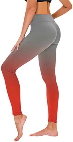 Хелеги за тренингот Xiaobu, женски високи половини на половината за контрола на стомакот, кои се креваат тенок јога панталони, градиент