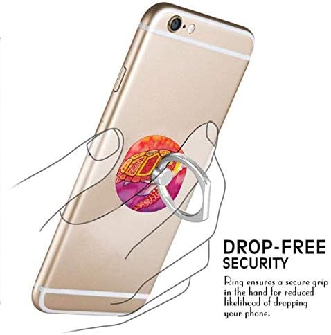 Телефонски штанд анимиран држач за прстен на морска желка Телефонски прилагодлив 360 ° држач за ротација на прсти за iPad, поттикне, телефон X/6/6S/7/8/8