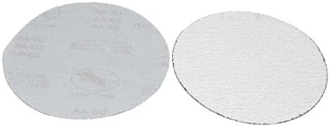 X-Gree 7 DIA полирање тркалезно суво абразивно пескава шкурка за шкурка Диск 60 решетки 10 парчиња (7 '' Dia pulido redondo abrasivo