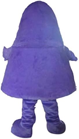 Purple Monster Cartoon Cartoon Cartume Mascot Mascot со маска за возрасни косплеј забава за Ноќта на вештерките