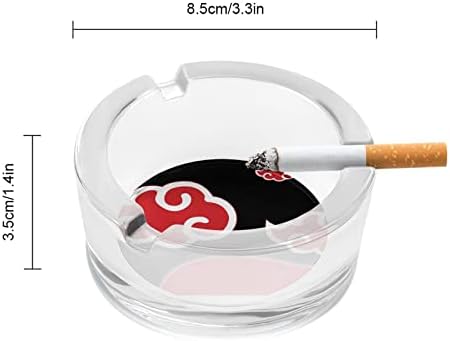 Пепелници за цигари црвен облак кристално стакло стаклена лента за пепел пушење држач за пепел за домашна канцеларија табела на врвот