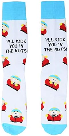 * Саут Парк Ерик Картман ве клоца во чорапите со ореви официјално лиценцирани чорапи на екипажот на Унисекс - една големина одговара на повеќето