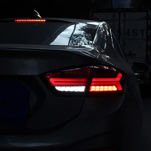 За Chevrolet Kruze 2017 2018, Автомобил Стил Опашка Светла Задна Ламба DRL + Динамичен Трепкач + Обратна + СОПИРАЧКА LED Светла