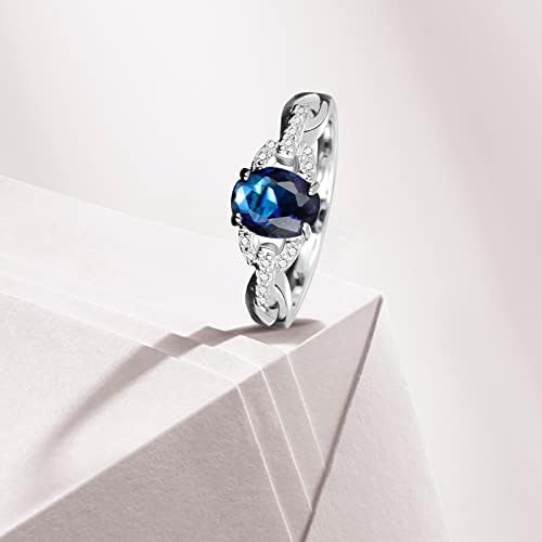 Прстени за жени 2023 година роденденски подароци подарок голем прстен дијамант голем скапоцен камен во форма на прстен прстен прстен прстен