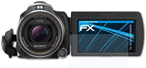 Филм за заштита на екранот Атфоликс компатибилен со заштитник на екранот Sony HDR-PJ650VE, ултра-чист FX заштитен филм