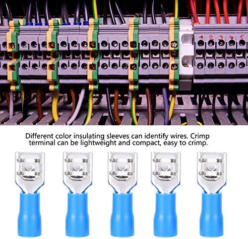 FVH месинг терминал Брза Splice-1000PCS Wire Wire Connector FDD2-250 Брзо раздвојување терминални електрични додатоци месинг сина