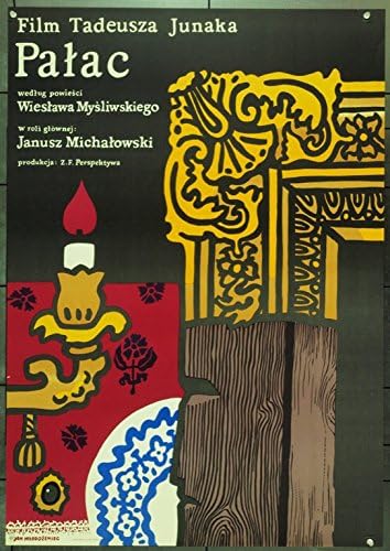 Оригиналниот полски постер на палатата Јан Млодозениек уметнички дела многу фино